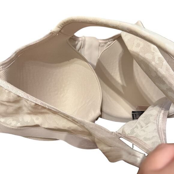 Victoria's Secret Blush Pink Leopard Print Incredible Knockout Ultra Max Bra 34D - Picture 5 of 9